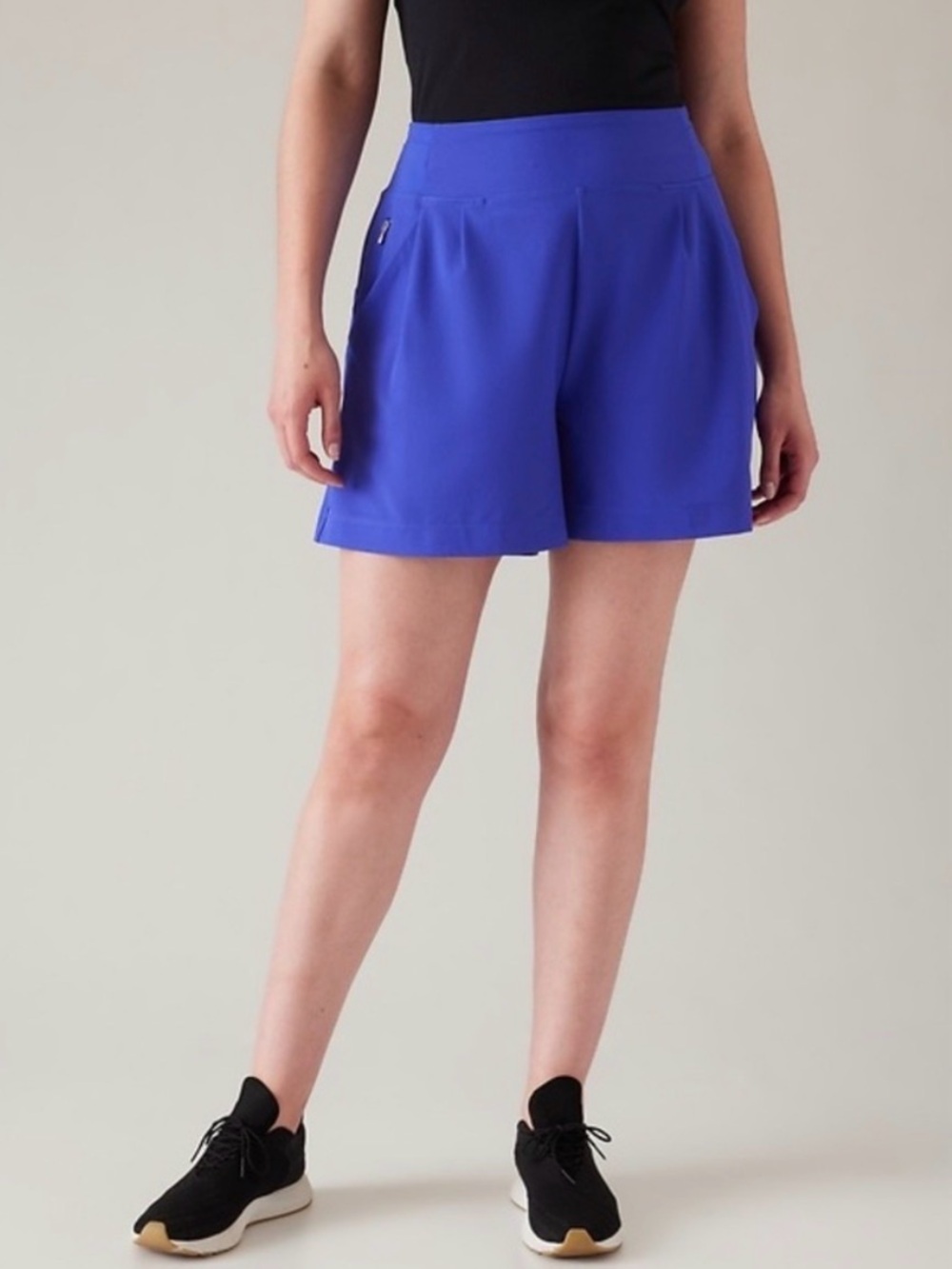 Athleta Fairway Golf Shorts Womens Size 6 Lazurite Blue